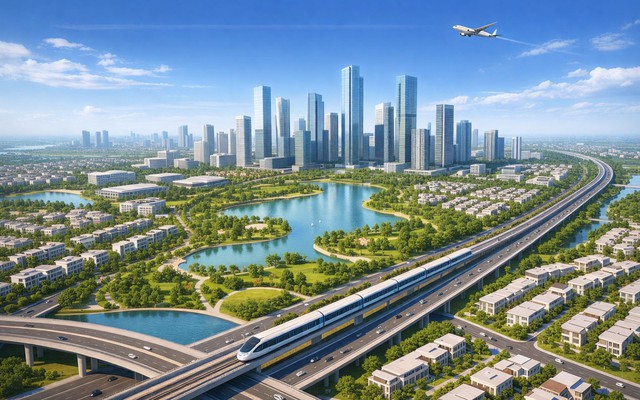Siêu đô thị 3.300ha kết nối sân bay quốc tế 5 sao lớn bậc nhất miền Bắc - Ảnh 2