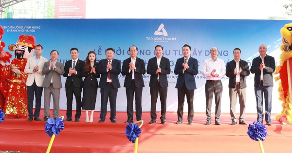 Khởi công 2 tuyến đường theo phương thức đối tác công tư tại phường Vĩnh Hưng, Hà Nội