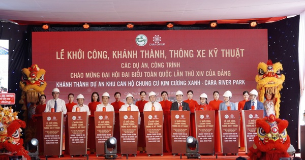 Lễ khánh thành Cara River Park chào mừng Đại hội XIV: Dấu ấn Tổng thầu VictoryCons