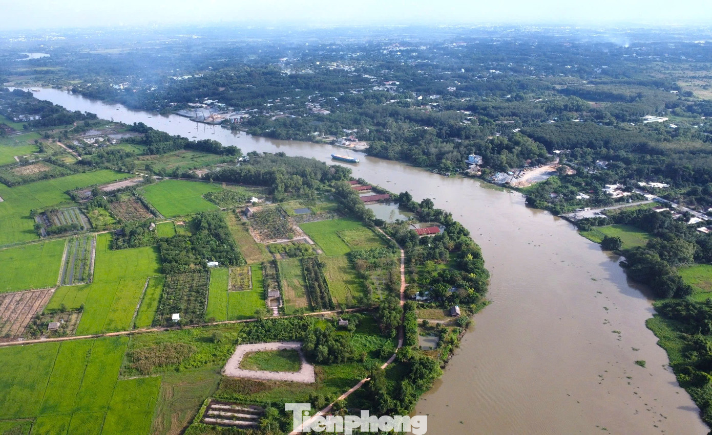 Nhìn từ trên cao khu vực sẽ có bến cảng, khu đô thị ven sông phía Bắc TPHCM - Ảnh 7