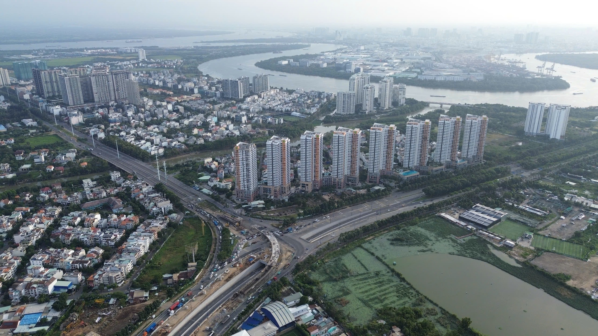 Hình ảnh công trường nút giao An Phú những ngày cuối năm - Ảnh 9