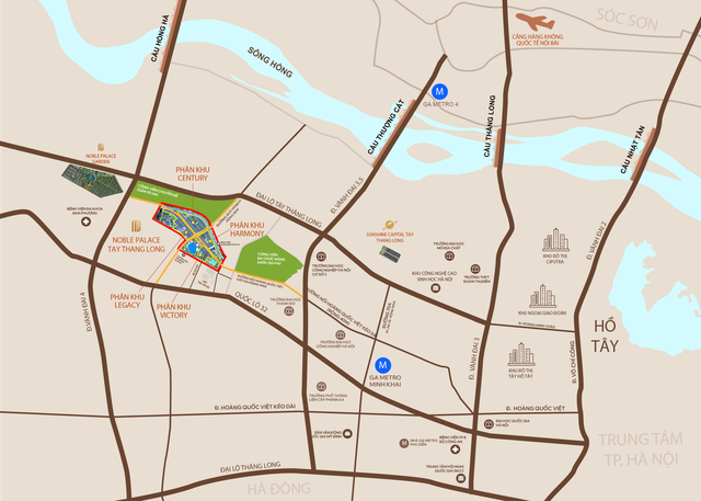Tây Thăng Long sắp thông xe, một dự án của Sunshine Group chiếm lĩnh tọa độ vàng - Ảnh 3