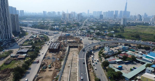 Hầm chui cuối cùng tại nút giao hiện đại nhất TP.HCM trước ngày thông xe