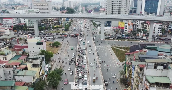 Hiện trạng QL1 từ Ba Đình đến Phú Xuyên vừa được đề xuất mở rộng gấp 3 lần