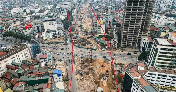 Đường vành đai 1 đoạn Hoàng Cầu - Voi Phục sẽ có 2 cầu vượt lớn