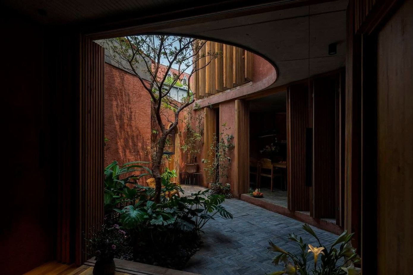 Ngôi nhà ẩn trong ngõ cho gia chủ đắm mình giữa thiên nhiên - Ảnh 3