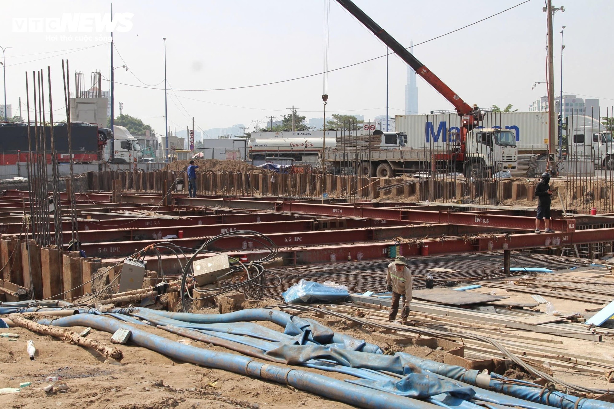 Hầm chui cuối cùng tại nút giao hiện đại nhất TP.HCM trước ngày thông xe - Ảnh 7