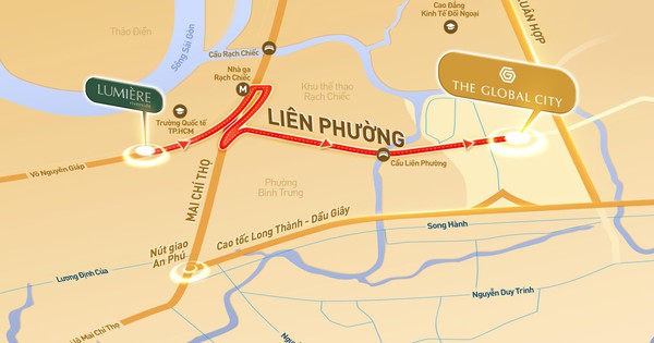 Đường Liên Phường thông xe 2 chiều, nâng tầm trải nghiệm di chuyển về khu Đông