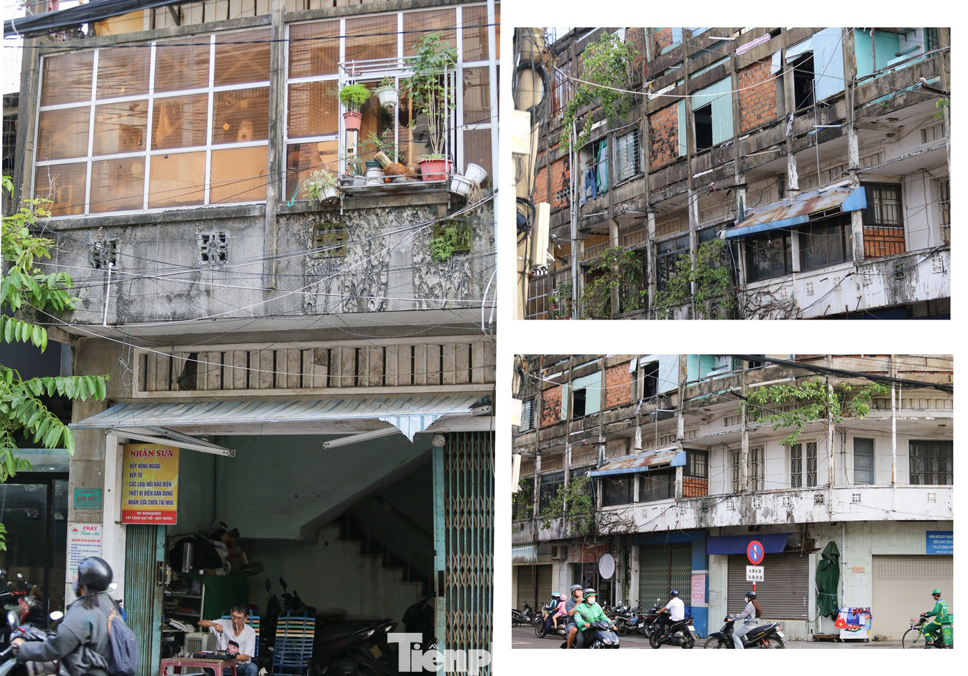 Cận cảnh các khu nhà tập thể cũ phải di dời - Ảnh 2