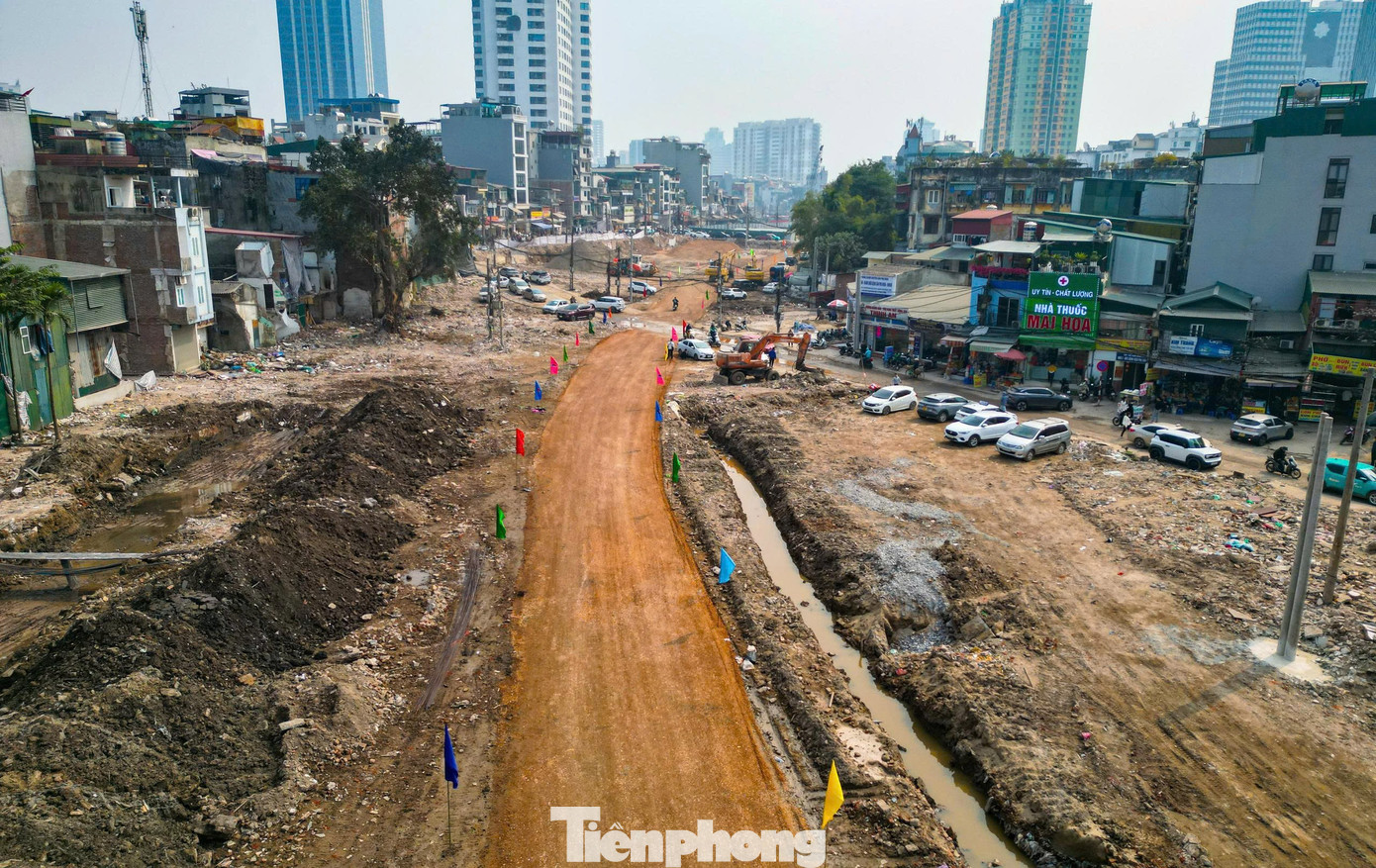 Toàn cảnh tuyến Vành đai 1 đoạn Hoàng Cầu – Voi Phục ngày thông xe kỹ thuật - Ảnh 8