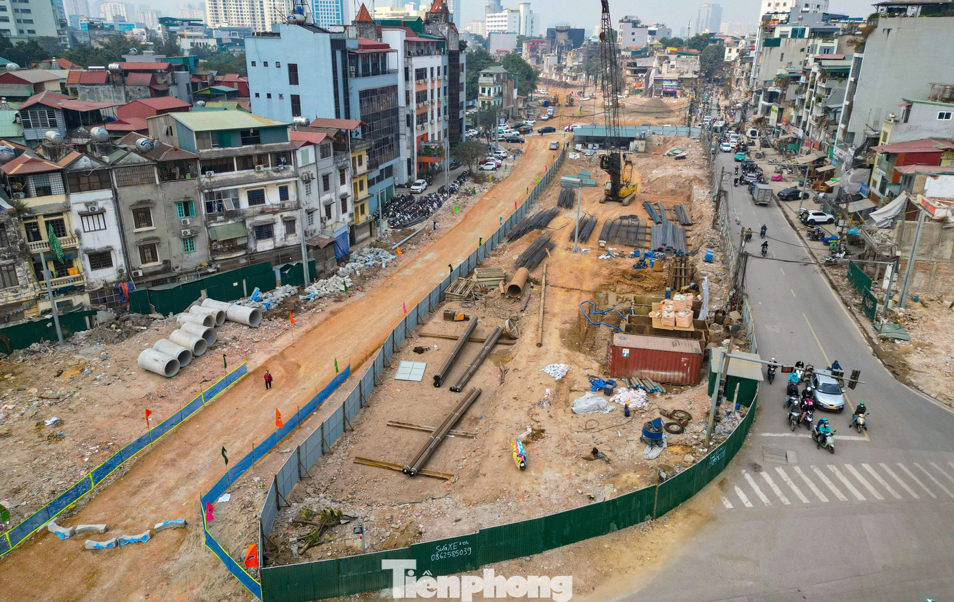 Toàn cảnh tuyến Vành đai 1 đoạn Hoàng Cầu – Voi Phục ngày thông xe kỹ thuật - Ảnh 5