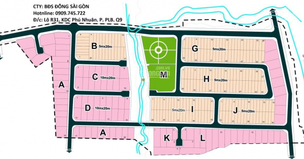 Đất nền thuộc dự án Đông Dương ngay đường Bưng Ông Thoàn, phường Phú Hữu, Quận 9: 0907 107 ***