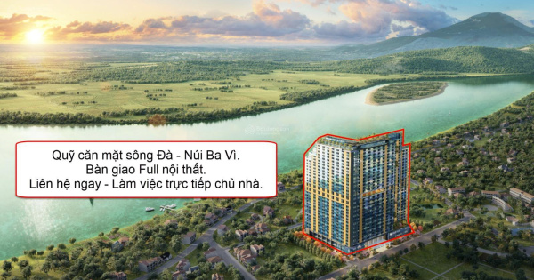 Quỹ căn hộ khoáng nóng bao nội thất chưa tới 1 tỷ. view Sông Đà. làm việc trực tiếp chủ nhà.