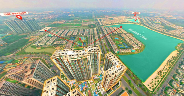 Bán U38.3x01 - 3PN view hồ Masteri Waterfront rẻ nhất Vinhomes Ocean Park giá 5.5 tỷ