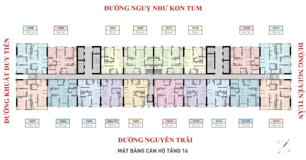 Cần bán căn ngoại giao 73 - 97m Đông Nam tầng 18 - 20 dự án Viha Nguyễn Tuân giá rẻ hơn CĐT 5tr/m2