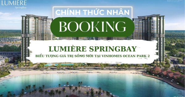 Căn hộ VIP view hồ tạo sóng Ocean Park2 - Ck 18%, giảm thêm 2-3% cho cư dân Masterise, Ocean City