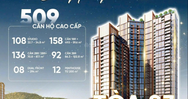 Đã có bảng giá chính thức tòa S3 Sun Symphony, toàn căn vị trí đẹp, giá tốt