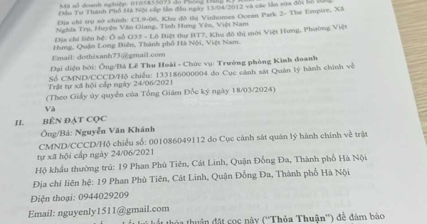 Cơ hội đầu tư siêu phẩm cực rẻ kế cận khu vip đảo ngọc với số vốn chỉ từ 2,1tỷ. Làm việc TT với chủ