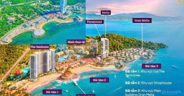 CĂN HỘ 5 SAO LIBERA NHA TRANG - CĂN STUDIO VIEW TRỰC DIỆN BIỂN,TẦNG CAO - GIÁ CHỈ 1 TỶ 550 TRIỆU