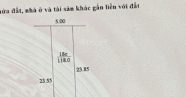 Chính chủ bán đất Ngọc Tảo đường 2 ô tô tải tránh