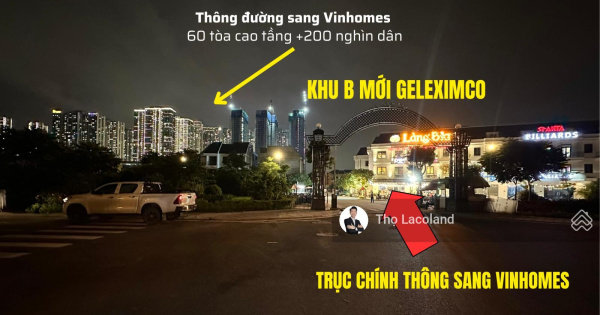 Khu B Geleximco Thông Vin -Bán Liền Kề Geleximco 90m, Mặt Tiền 6m, Đã Hoàn Thiện Cho Thuê 300Tr/Năm