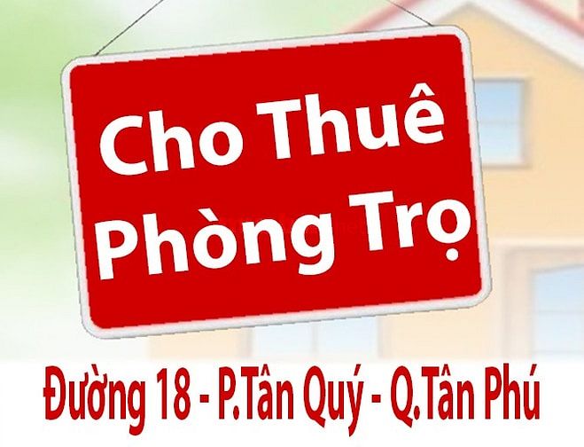 Cho Thuê Phòng Trọ : Đường 18 P.Tân Quý, Q.Tân Phú - dt:12m2 + gác