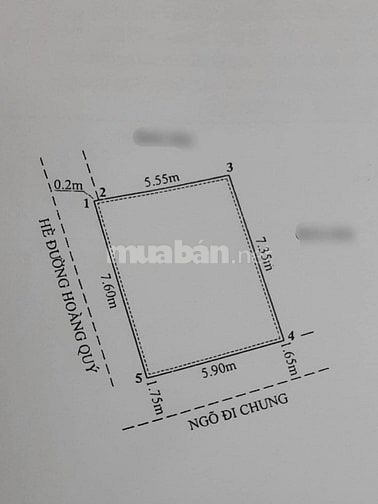 Bán Nhà mặt đường Hoàng Quý- Lê chân- Hải Phòng