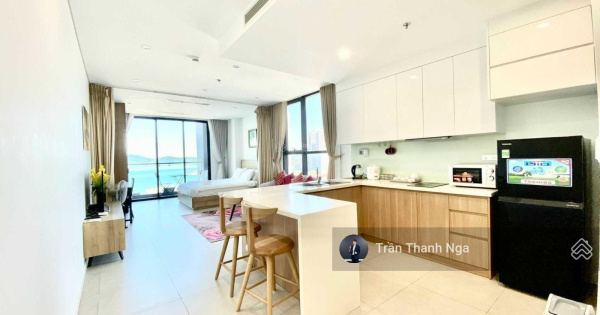 For rent: Cho thuê căn hộ 1PN + có 65m2 view biển Nha Trang, có hồ bơi, sân vườn, giá 10tr/tháng