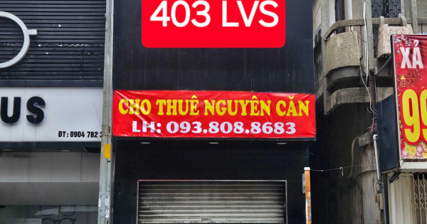 Cho thuê nhà nguyên căn mặt tiền Lê Văn Sỹ