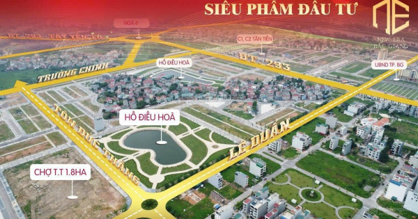 Bán lô đất New Era Bắc Giang - đối diện Aeon Mall đang khởi công