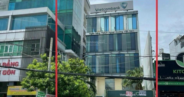 Cần bán nhanh tài sản giá đầu tư, Vietcombank Nguyễn Xí, DT: 9x50m, CN: 470m2, DTS: 1000m2 giá 70tỷ