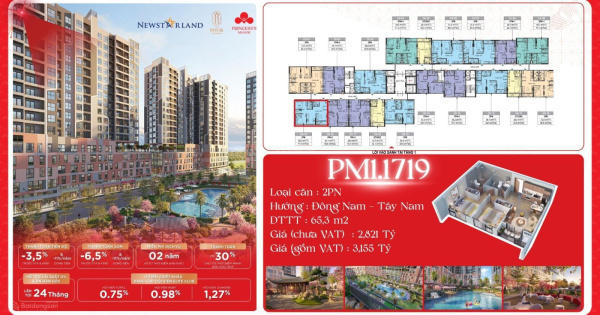 Siêu hiếm PM1.1719 siêu phẩm căn góc 2 PN Vinhomes giữa lòng thành phố Thanh Hóa