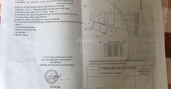 Bán xưởng 5000m2, giá 50tỷ, Nguyễn Thị Thử, xuân Thới Sơn, Hóc Môn