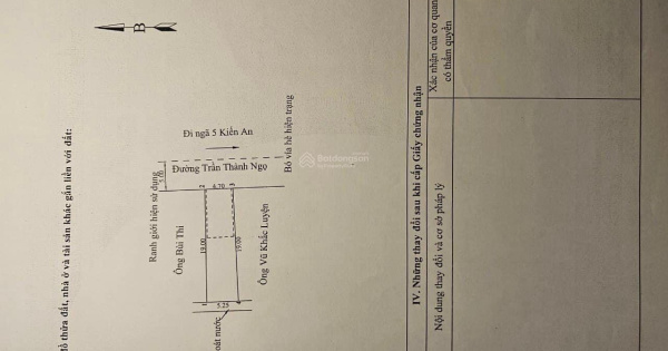 Bán nhà mặt đường siêu hiếm Trần Thành Ngọ