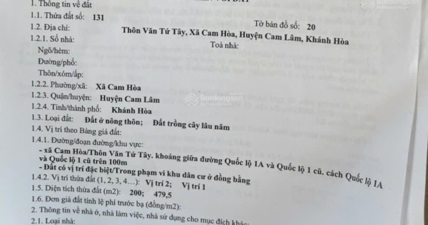 Cần Bán Nhà Cam Hoà 2 Mặt Tiền Khu An Toàn Giữ Lại