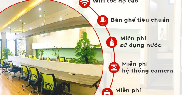 Cho thuê văn phòng 70m2 có sẵn đầy đủ nội thất. Giá thuê chỉ 12 triệu/ tháng