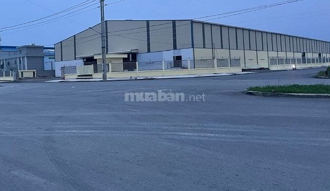 Kho xưởng cho thuê khu công nghiệp đức hoà , long an , DT: 10.000m2