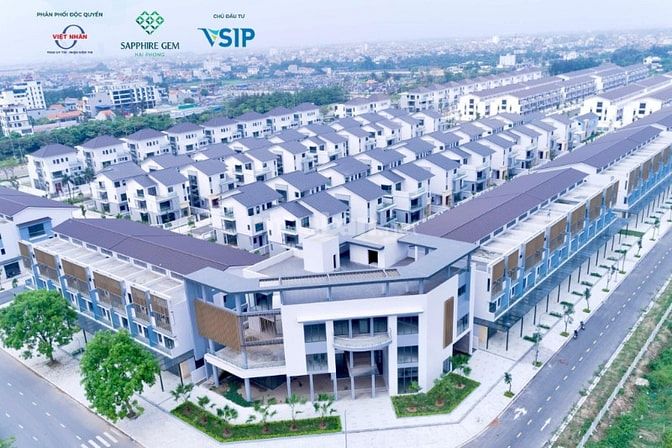 Bán Nhà phố Sapphire Gem 110m2 - Trung tâm Hành chính mới Hải Phòng