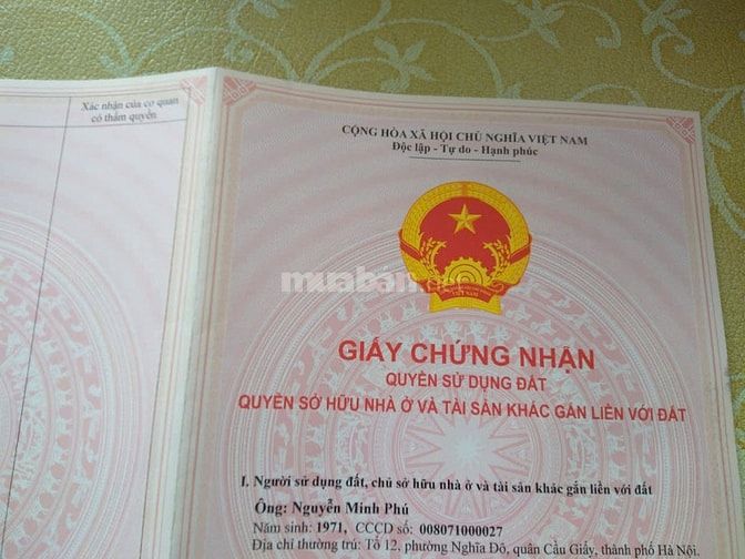 Chính chủ bán nhà phân lô. Số 21/15, ngõ 36 phố Đào Tấn, Ba Đình, HN