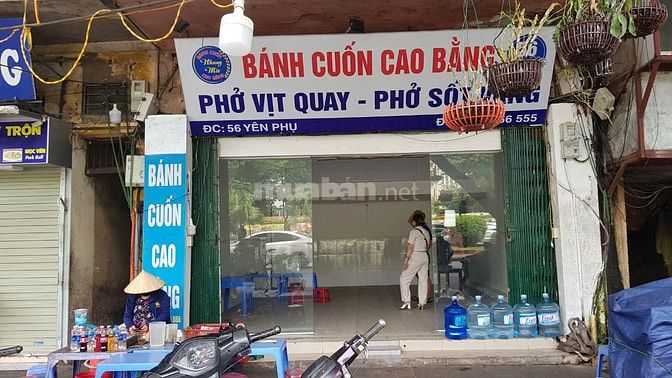 Cho thuê, bán cửa hàng ở số 56 đường Yên Phụ to gần dốc Hàng Than