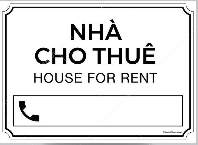 Cho thuê nhà mặt đất (khu phân lô liền kề) ngõ 45 phố Nguyên Hồng