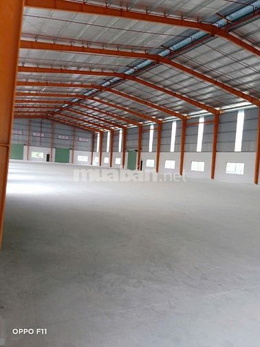 Cho thuê kho xưởng Cụm CN Đức Hòa , Long An kv : 10.000m2 , X: 4.600m2