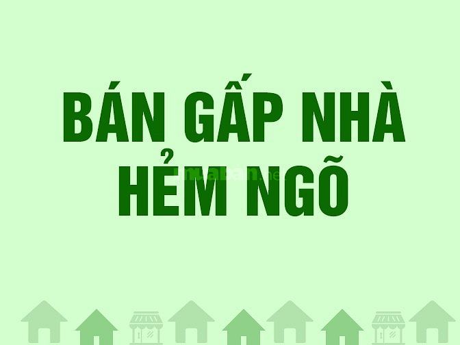 Bán nhà hẻm đường Trần Tấn, Phường Tân Sơn Nhì, Quận Tân Phú