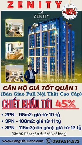 Căn hộ Q.1 giá Q.9 bàn giao ngay full nội thất rời cho thuê tốt