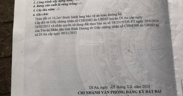 Mặt tiền đường Lý Thường Kiệt thành phố Dĩ An, diện tích 258m2 ngang 9m8, giá 19,5 tỷ