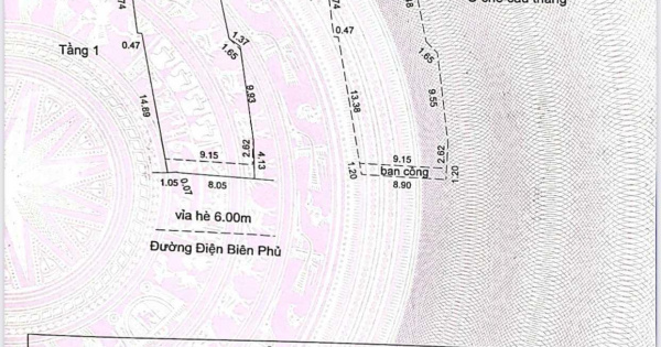 Bán nhà mặt tiền đường Điện Biên Phủ chiều ngang 9m vị trí cực đắt địa đang cho thuê 120 triệu/th