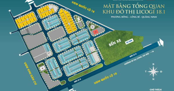 Chỉ từ 1,x tỷ sở hữu đất nền sổ đỏ dự án Licogi Uông Bí mặt đường QL10, ngân hàng hỗ trợ ls 0%