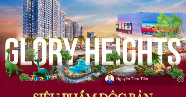 Siêu giỏ hàng nội bộ Glory Heights giá cực tốt, chiết khấu tới 36%, học bổng Vinschool, Vinmec