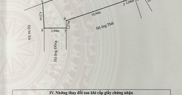 Bán 68m2 đất mặt đường Vòng Vạn Mỹ mặt tiền 4,2m giá 75 triệu/m2 (có thỏa thuận)