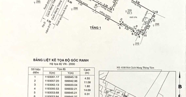 Giá chỉ nhỉnh 7 tỷ nhà trệt cấp 4 hẻm 618 CMT8 phường 11 quận 3